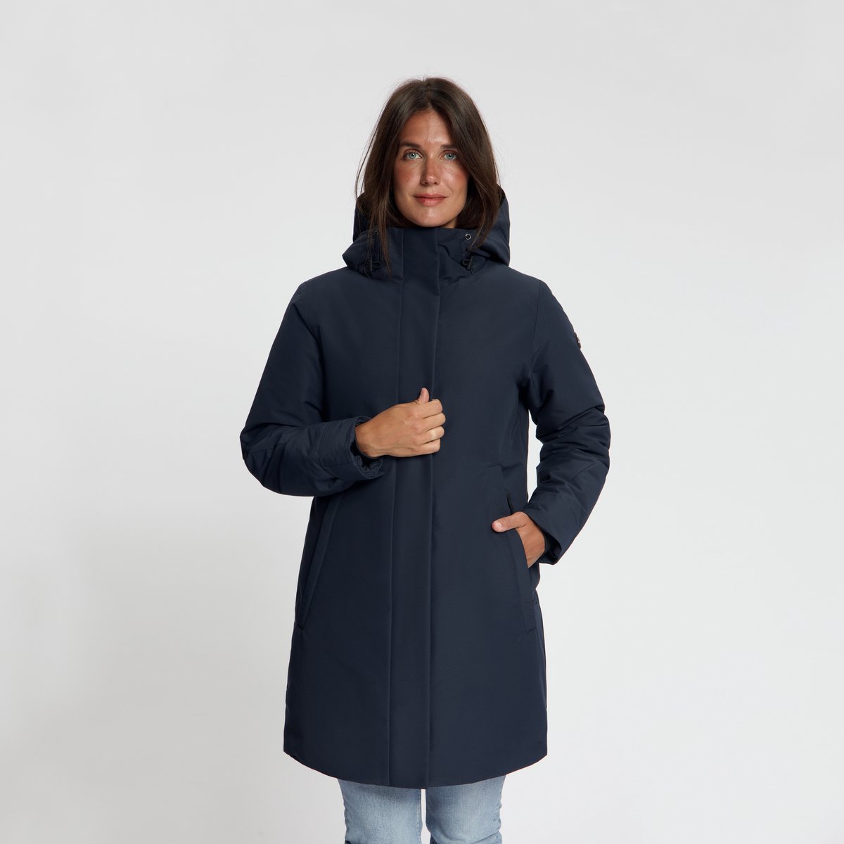 Travelin’ Sissel Dames Hardshell winterjas Waterdicht Blauw