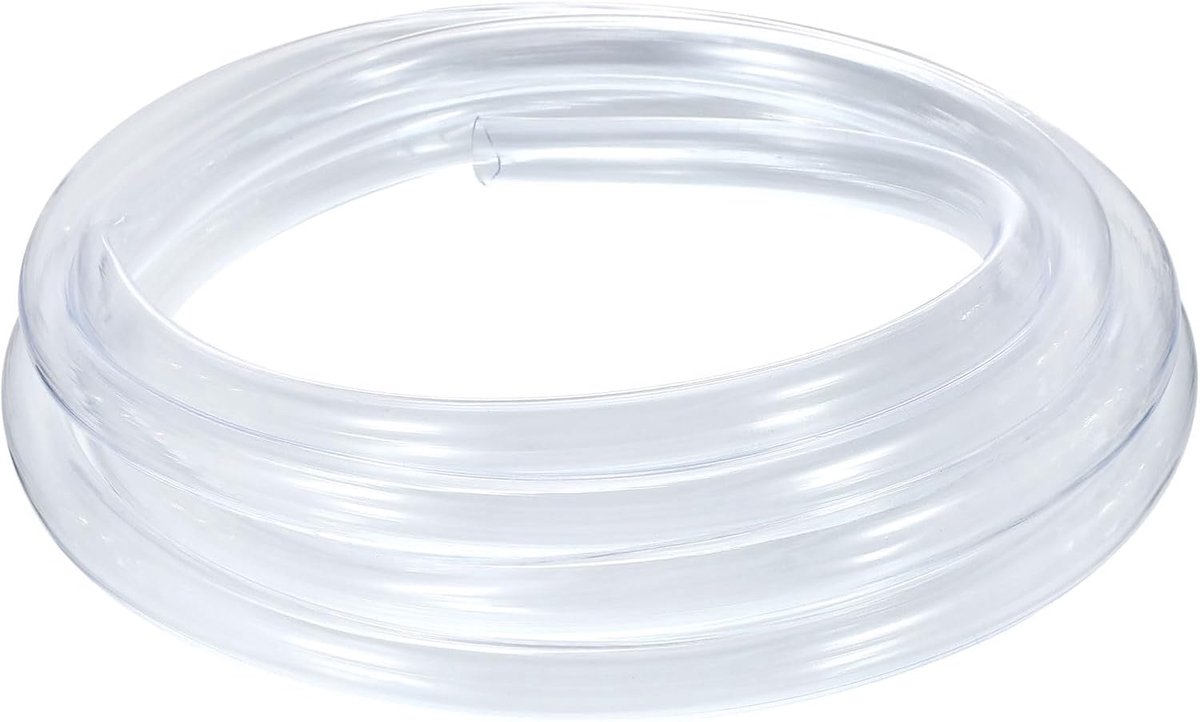PVC slang 5/8 inch ID x 5/7 inch OD (16 mm x 18 mm) 3 meter, flexibele heldere vinyl buis, waterslangbuis voor omgekeerde osmosesystemen waterfilters, helder