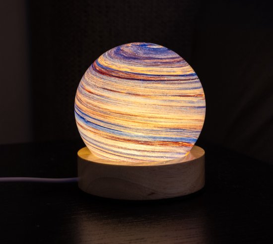Nachtlamp - Lamp - Sunset Cloud - Zonsondergang Wolk - 8 cm - 3D geprint van Decostar — afbeelding 3