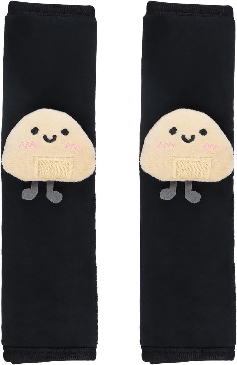 Set van 2 Zachte Autogordel Kussens, Comfortabele Reisaccessoires voor Kinderen en Volwassenen, Ideaal voor Rugzakken en Schoudertassen
