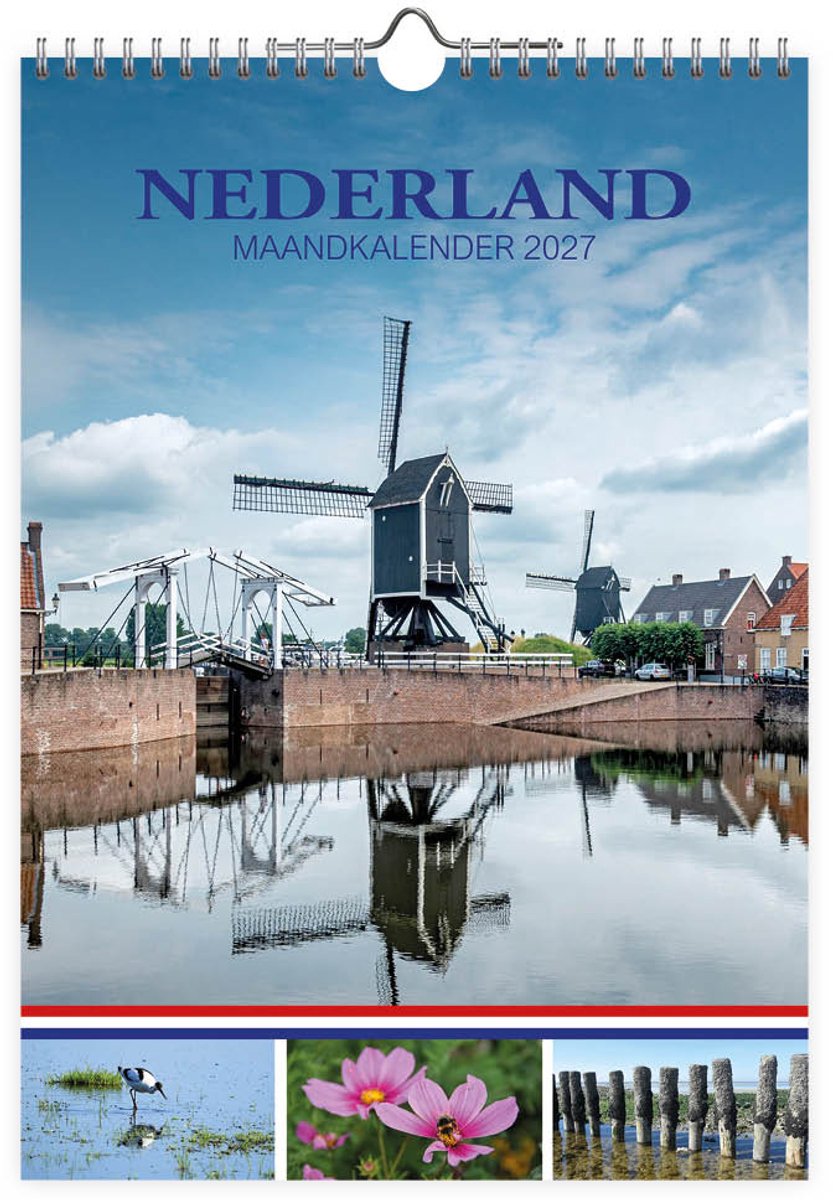 Nederland Maandkalender Molen 2027