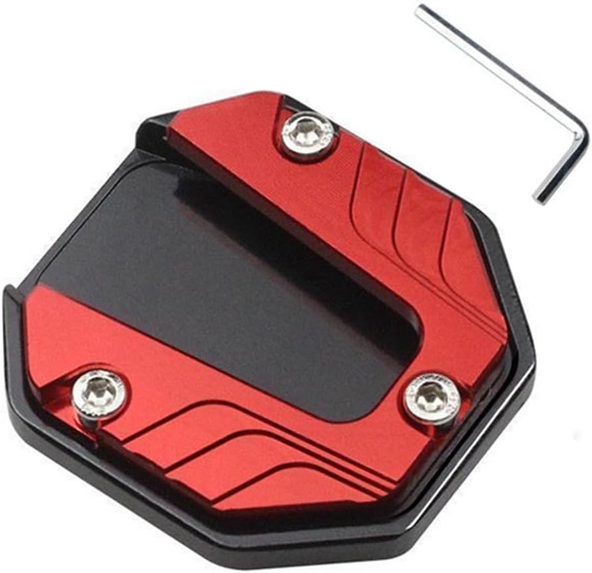 SnelShoppen - Universele Motor Kickstand, Zijstand Verlenging, Aluminium Legplaat, Verlenging Voet Pedalen, Standaard Accessoires, Duurzaam en Robuust
