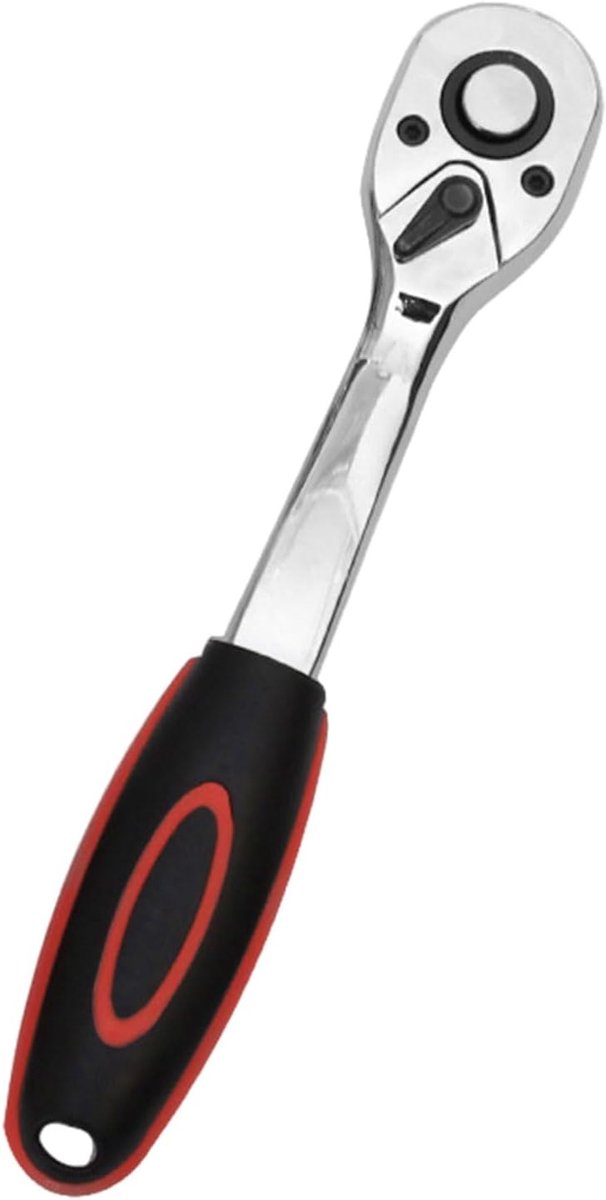 SnelShoppen - Reversible Ratchet Wrench 1/4 inch - 72 Tanden - Ergonomische Handgreep - Compact en Duurzaam - Perfect voor Klussen in Huis en Tuin