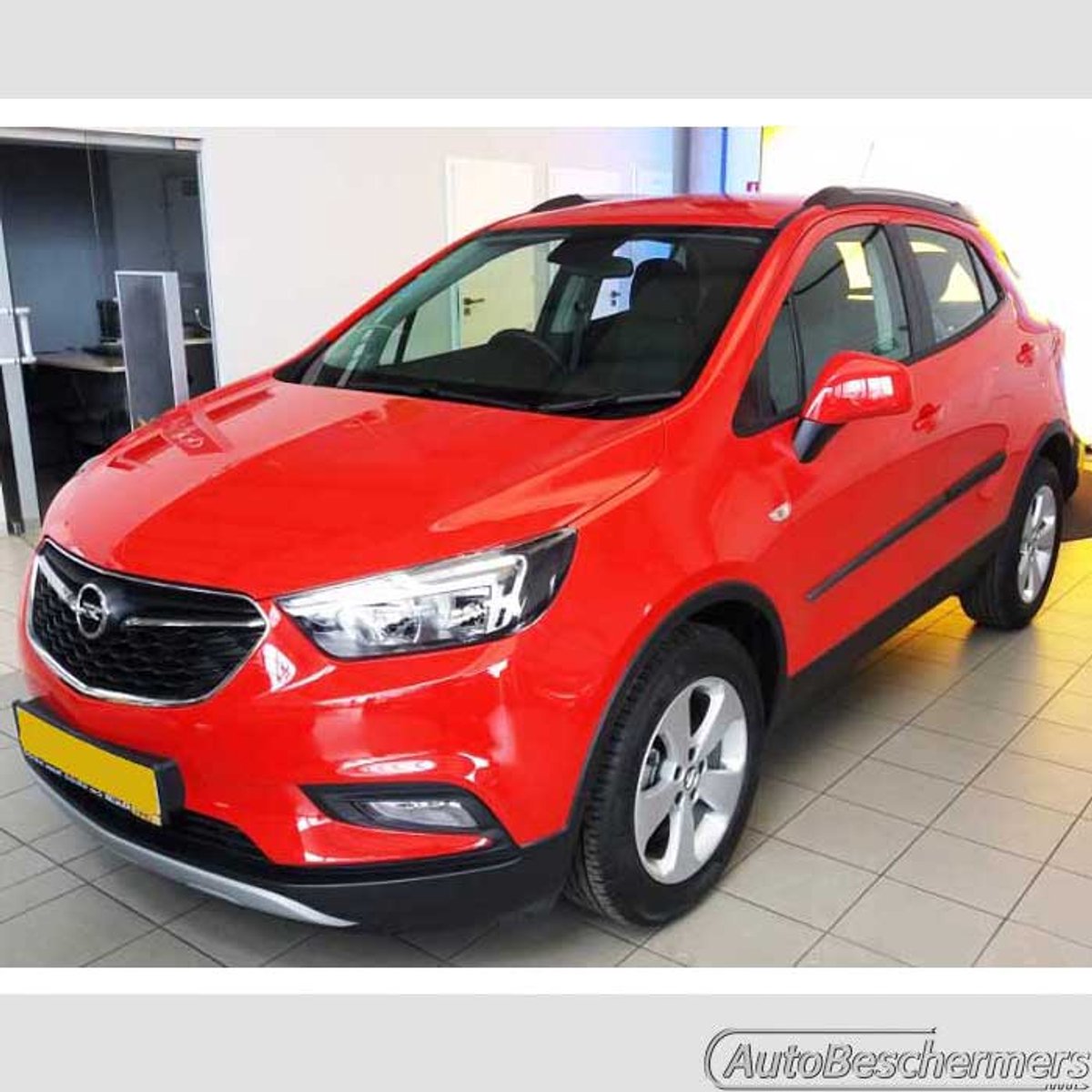 Stootlijsten set zwart voor Opel Mokka X 09.2016-08.2020. De stootstrips zijn zelfklevend. Set a 4 stuks (#0027)