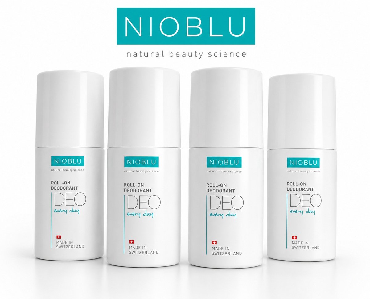 NIOBLU - Deodorant Voordeelset 4 Stuks – Complete Fresh Choice Set