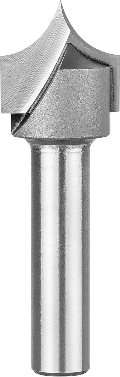 SnelShoppen - 8 mm Rond Snijgereedschap voor Afkanting van Asuiteinden - Harde Carbide Frees met 16 mm Snijdiameter en 8 mm Radius - CNC Houtbewerking