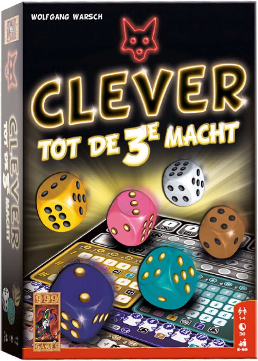 999 Games - Clever tot de 3e macht - Dobbelspel - Derde deel van de razend populaire dobbelsensatie Clever - Gezelschapsspel - Familiespel - Strategiespel - Klein cadeautje — afbeelding 7