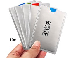 10 Stuk I Anti Skim Card Case I Anti RFID Hoesjes I Creditcardhoes I RFID Blocker I Creditcardhouder