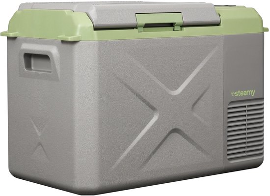 Elektrische Koelbox - Compressor Koelbox Vriezer - Kamperen Vissen - Single Zone Gelijkmatige Koeling - 24 Liter - Grijs — afbeelding 2