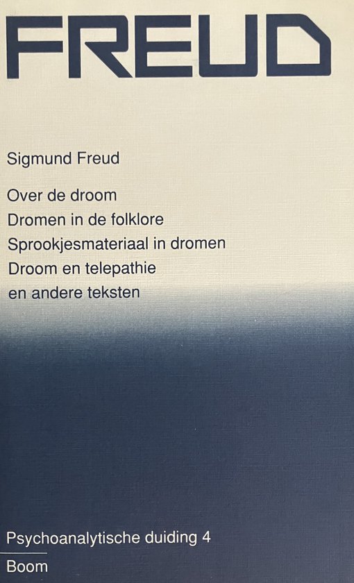 Psychoanalytische Duiding Dl 4 Droom - cover
