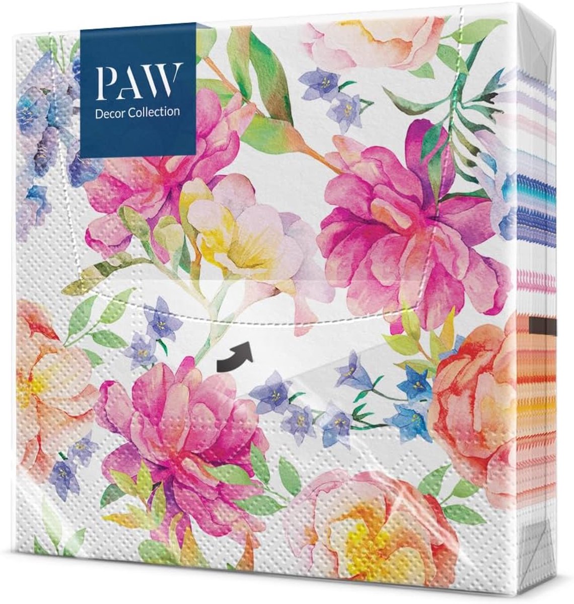 SnelShoppen - 20 Stuks 3-laags Papieren Servetten 33x33cm met Natuur Dieren Motief - Ecolabel & FSC Gecertificeerd - Perfect voor Feestjes, Verjaardag
