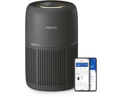 Philips PureProtect 700 Series, Luchtreiniger - CADR 180 m3/u, Ruimtes tot 75 m2, 3 Laags HEPA Filtratie, Air+ App, Ultrastil, Sfeerverlichting - Donkergrijs, AC0721/13