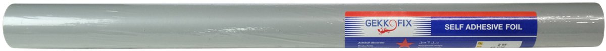 zilver Zelfklevende Folie Mini rol grijs mat 45cmx2mtr