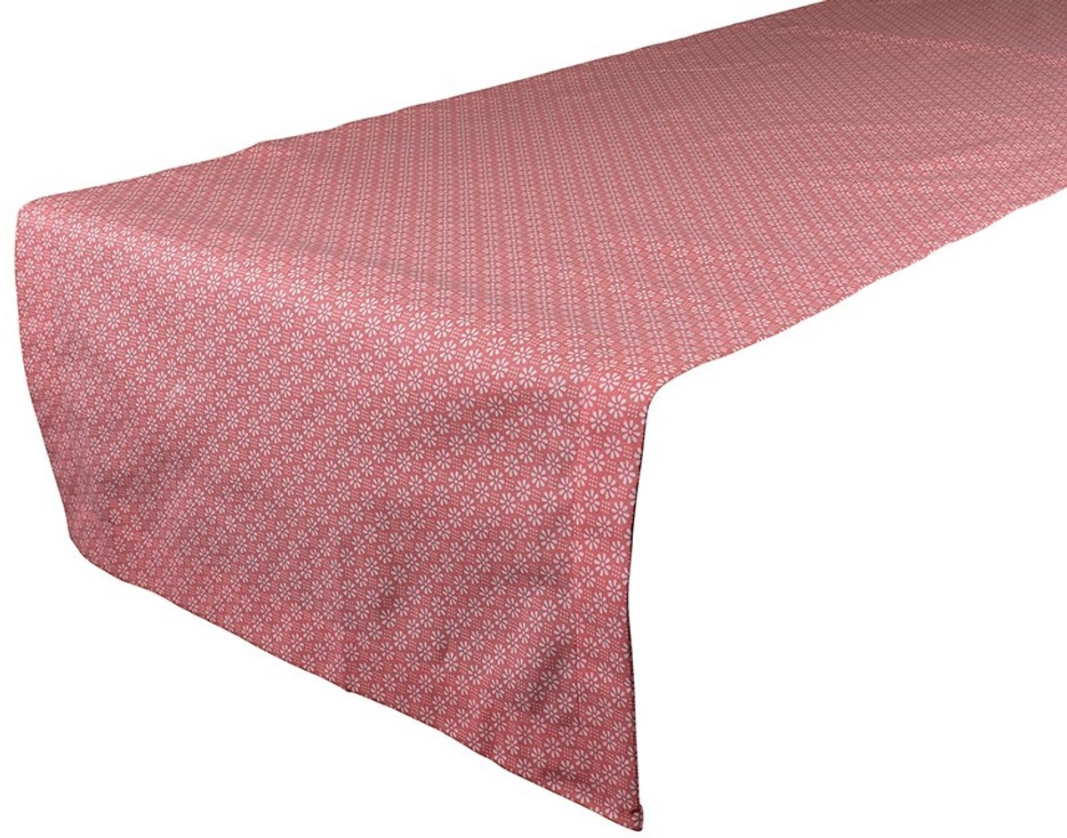 Daisy Tafelloper Peach 50x140cm