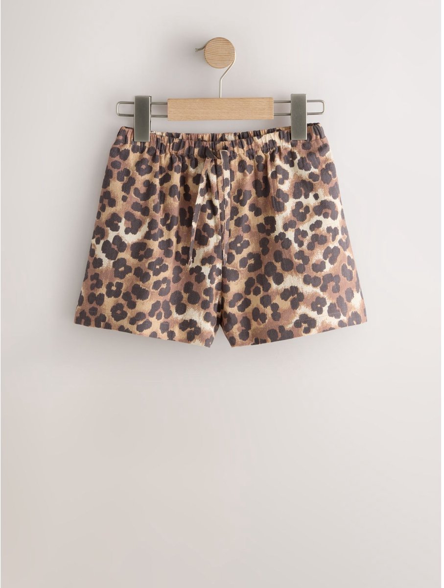 Next - Meisjes - Short met elastische taille - Bruin