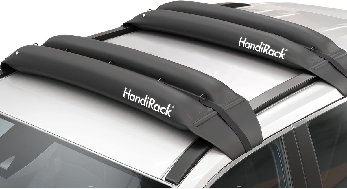SnelShoppen - HandiRack Universeel Auto Dakrek - Quick Fit Zware Dakdragers voor Auto - Zwart - Ideaal voor Vakantie, Camping, Fietsen, en Buitensport