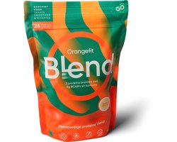 Orangefit Orangefit Blend Proteine Poeder - Vegan Proteine Shake - 750g (25 shakes) - Eiwitshake Vanille - met BCAA & Kurkuma - Pre / Post Workout