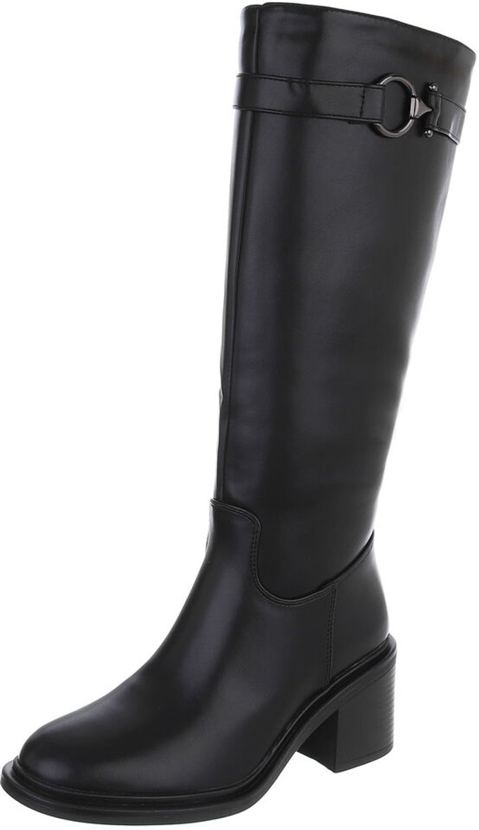 Hoge laars - gespdetail - dames Mt:40
