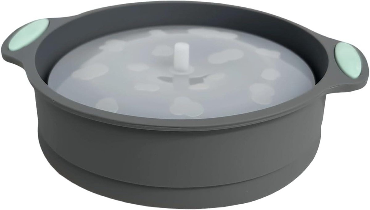 Magnetron Popcornmaker - Opvouwbare Kom - Snacks Maken - Grote Capaciteit - 248 cm - Grijs