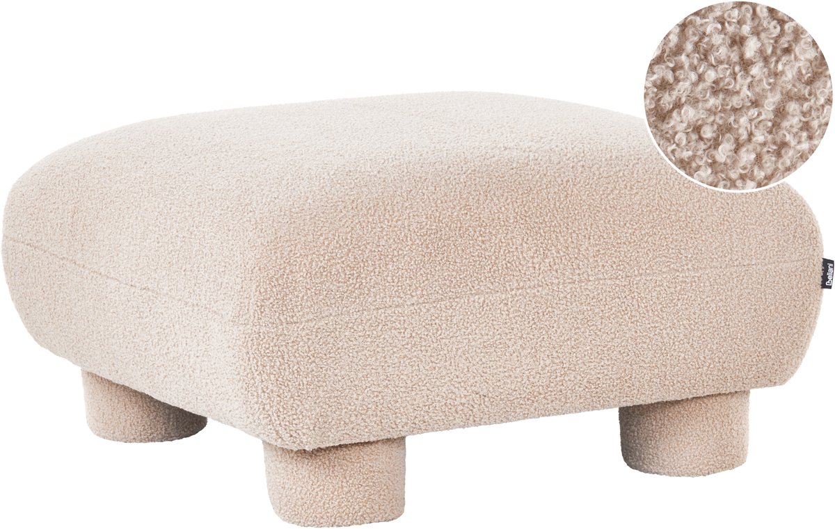 MJALBI - Ottomaan - Beige - Bouclé