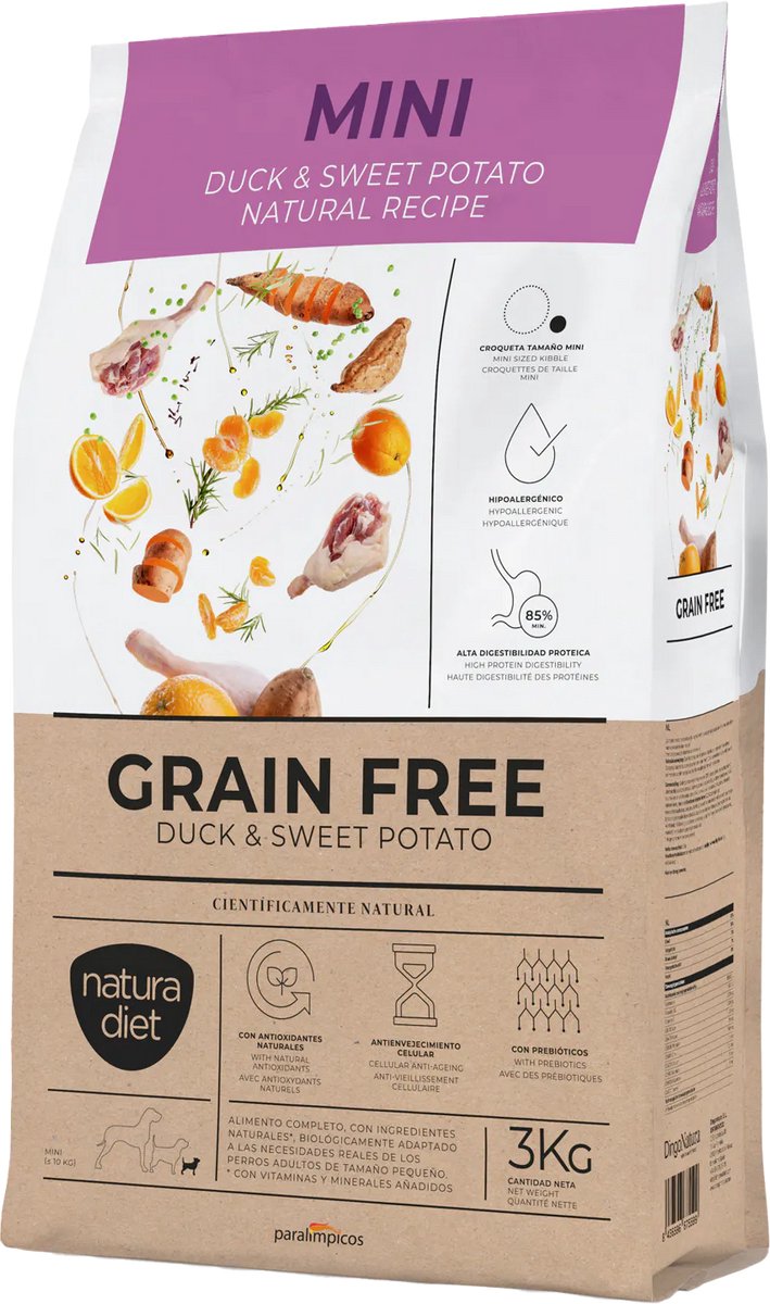 Natura Diet Natura Diet Grain Free Duck Mini 3 kg