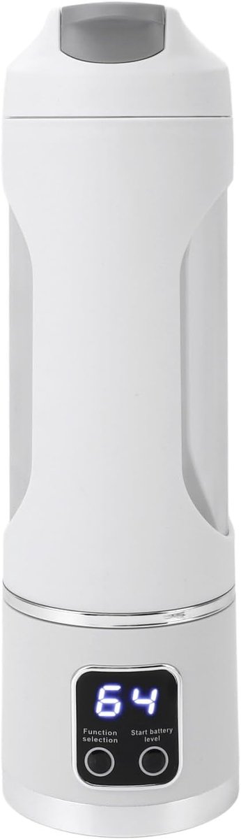 SnelShoppen - Draagbare Hand Blender 450Ml - USB Oplaadbare Mini Blender voor Shakes, Smoothies, en Sap - RVS Messen - Ideaal voor Reizen, Sport, Camp