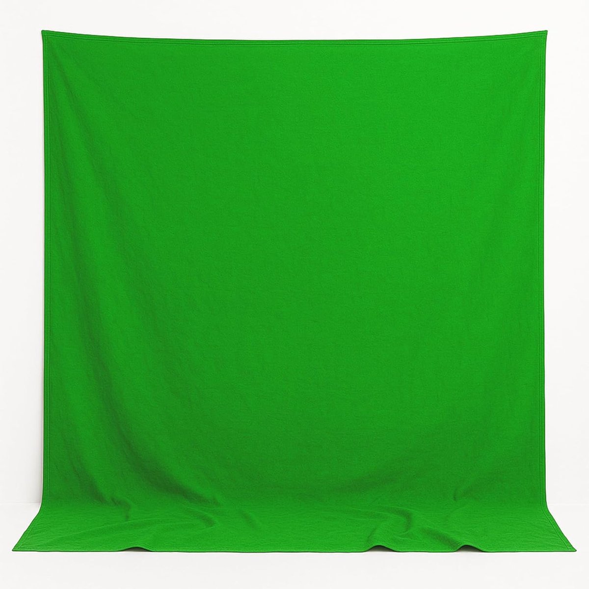 SnelShoppen - Greenscreen 3x3m Verstelbare Fotografie Achtergrond Muslin, Dubbelzijdig, Lichtdicht, Perfect voor Chroma Keying en Virtuele Achtergrond
