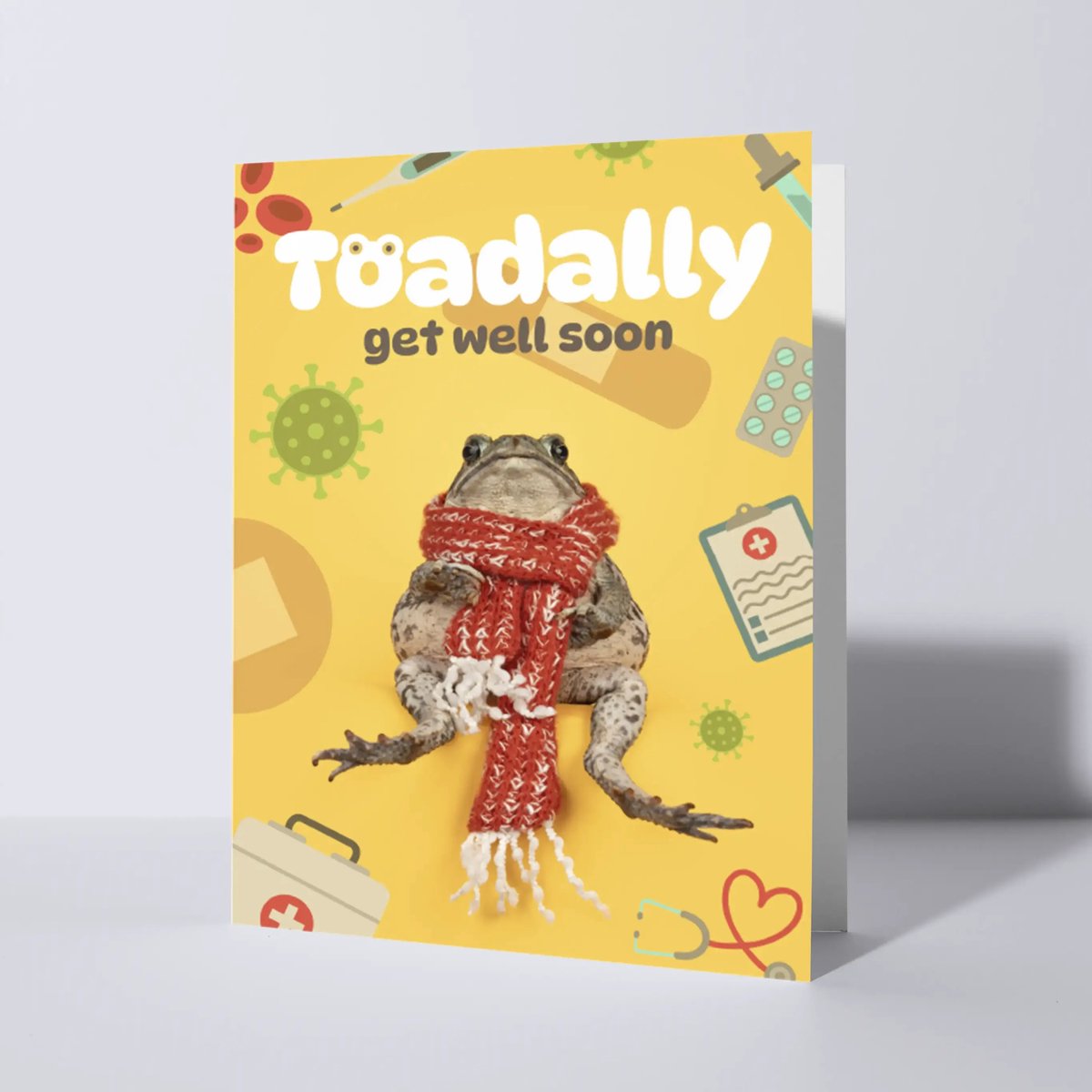 CAT'CHY Cards - wenskaart - beterschap - pad