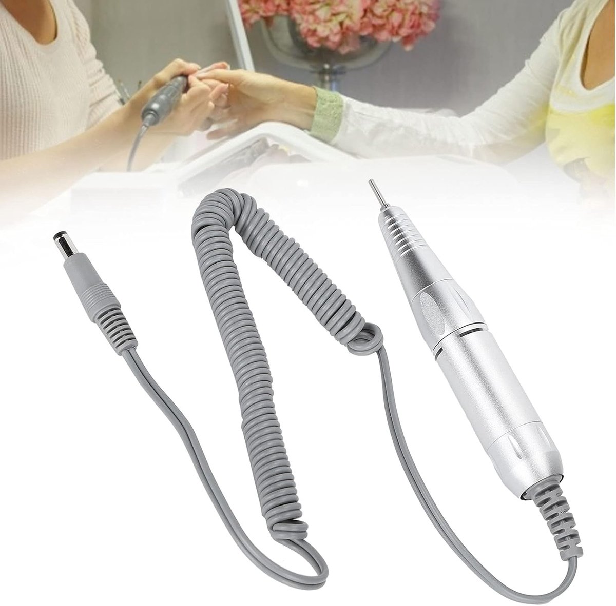 SnelShoppen - Professionele Nagelschuurmachine 35.000 RPM, 12V Elektrische Nageldril Handvat, Ergonomisch, Stil, Instelbare Snelheid voor Manicure en