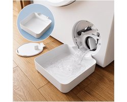 Lekbak wasmachine - Universele afvoerbak voor wasmachines met voorlader - Afvoerbak voor wasmachine - Lekbak voor Wasmachine en Vaatwasser - Opvangbak - Wasmachine opvangbak - Afvoerbak - Wateropvangbak voor kelder, woning, camper - Wit