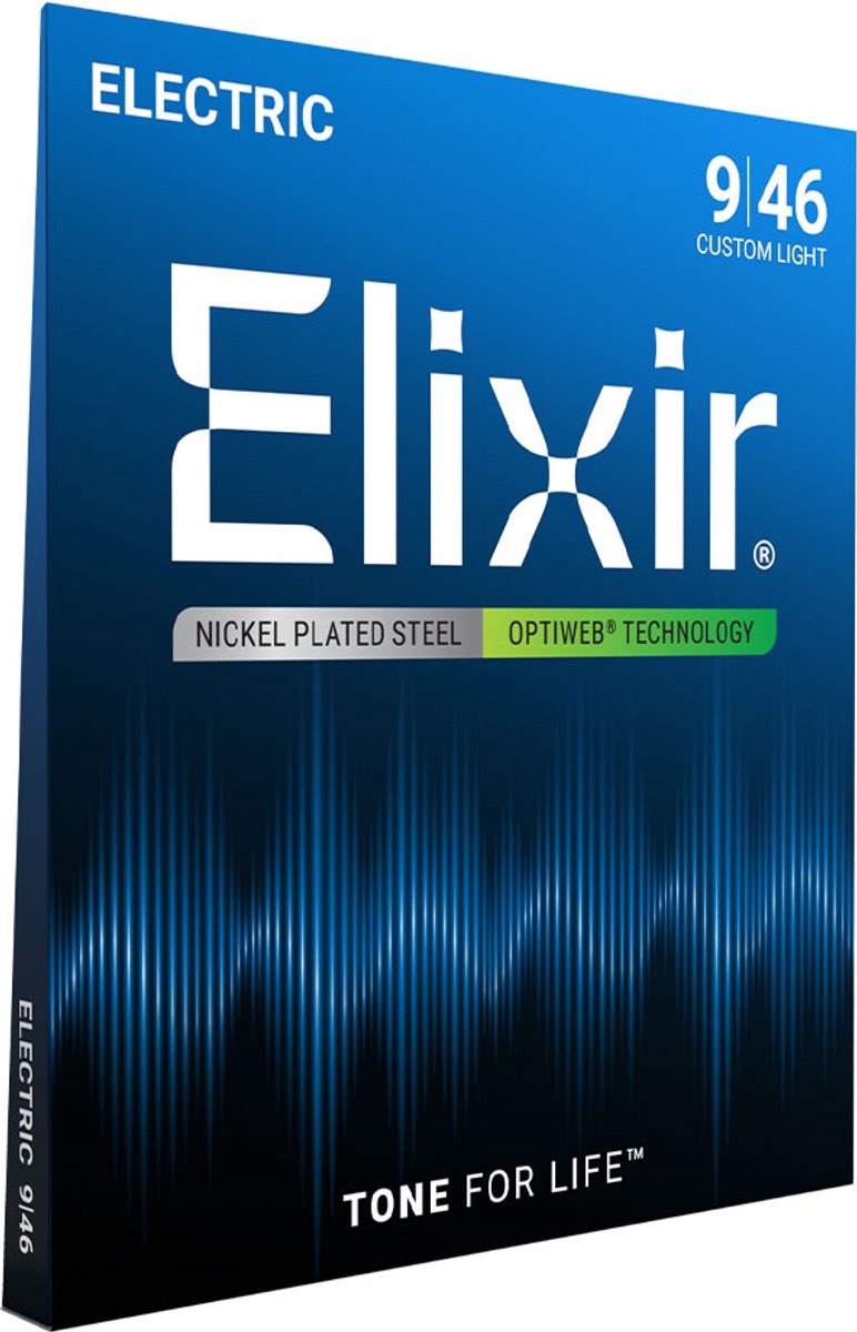Elixir 19027 Optiweb Snaren voor Elektrische Gitaar (9-46)