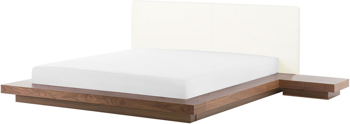 Beliani ZEN - Futon tweepersoonsbed - Lichte houtkleur - 160 x 200 cm - MDF Bruin