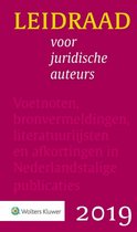 Boek cover Leidraad voor juridische auteurs van Anne De Hingh