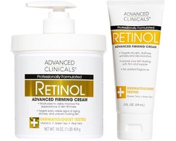 Advanced Clinicals Retinol Body Lotion & Face Moisturizer – Bodycrème & Gezichtscrème met Retinol + Travel Size