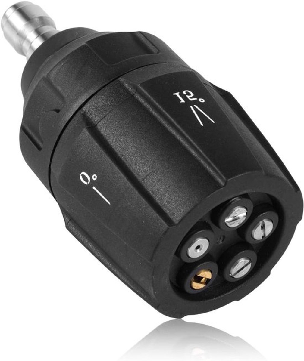 Vijf-in-één Hogedruksproeier voor Tuin, Huisdier, Straat, Auto - 1/4 Inch Snelkoppeling - Verstelbare Tips