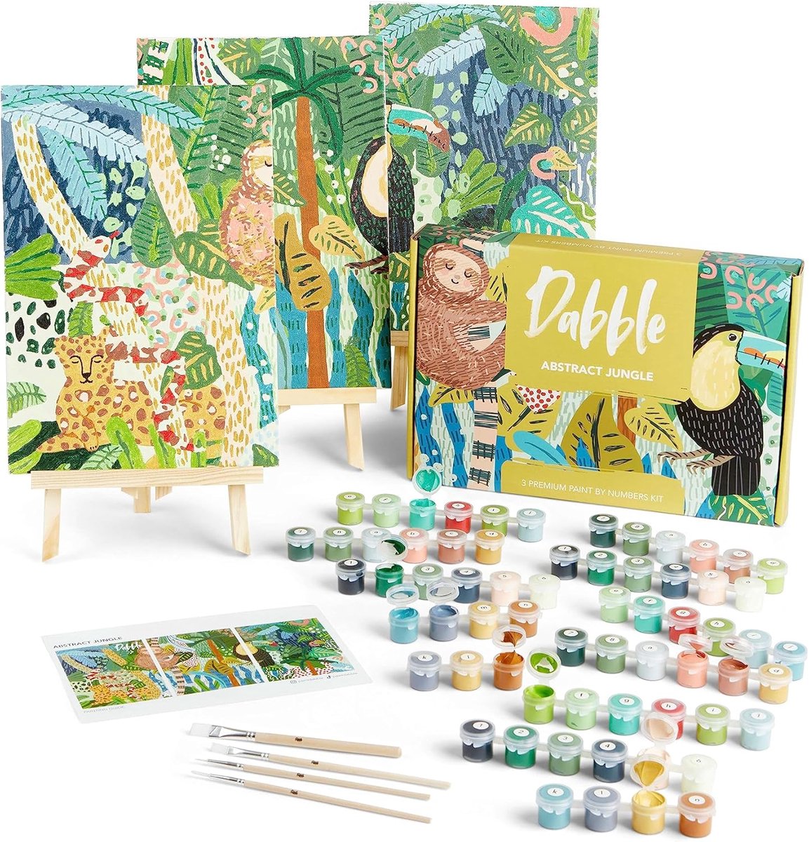 SnelShoppen - Premium Schilderen op Nummer Kit voor Volwassenen en Beginners - Canvas Schilderij met Bloemen en Planten - Ontspan Thuis met Creatieve