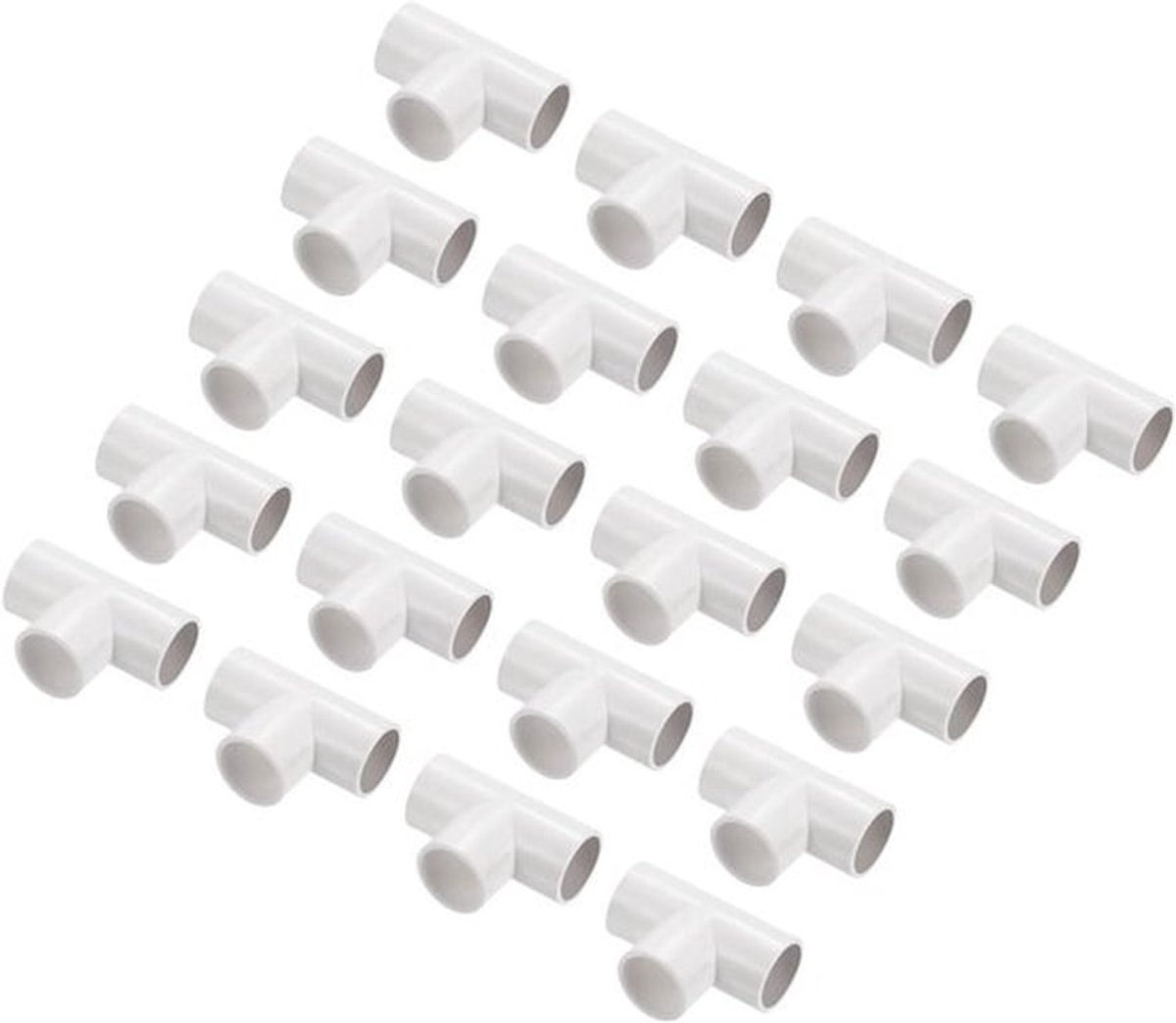 Koppeling voor PVC-mantel en T-buisverbindingen, 16 mm, 3-weg elektrische tuinslang, 30 stuks - waterdicht, tuinslang accessoires, PVC-connectoren