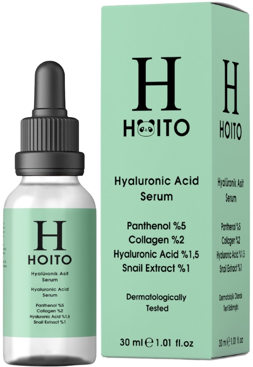 HOITO Hyaluronzuur Serum - Intensieve Hydratatie - Vermindert Fijne Lijntjes - 30 ml