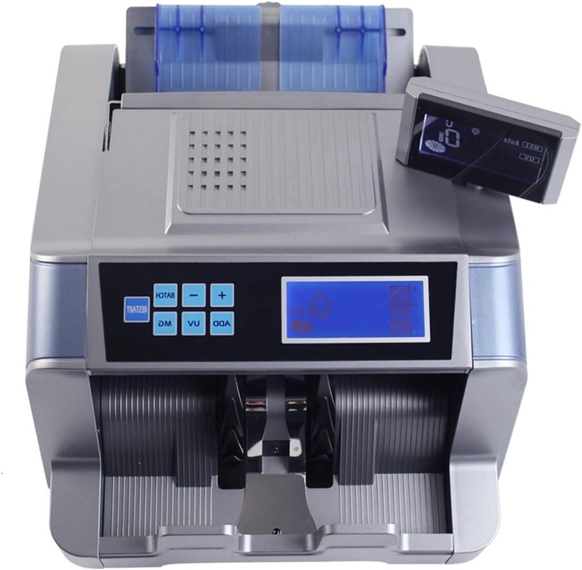 Geld Tel Machine - Bankbiljet Teller - Geld Tellen - Automatische Detectie - 300 Stuks Capaciteit - Wit