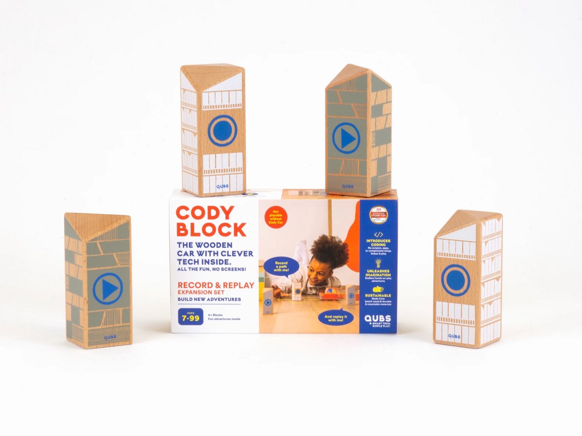 Qubs Cody Block – Record & Replay Expansion Set voor Cody Robot