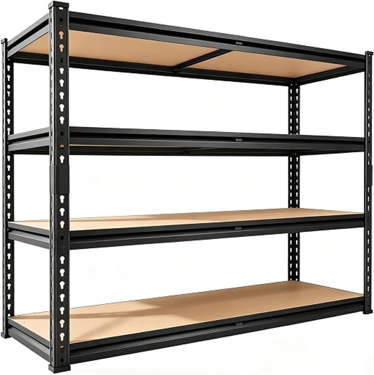 HOERFURIY 4-Laags Stelling - 122x61x152 cm - 1161KG - 640KG per plank - Verstelbare opslagstelling voor magazijn