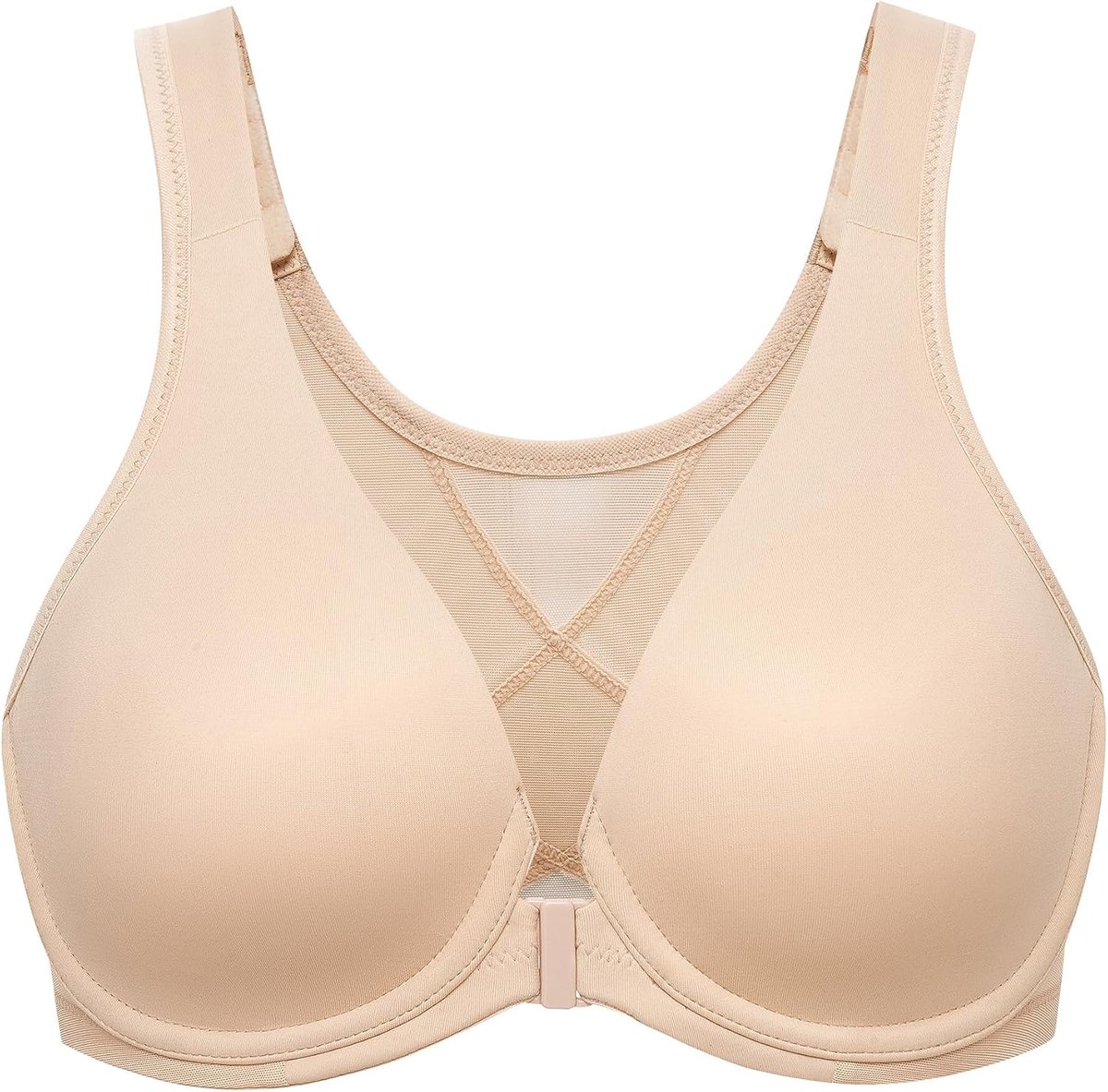 Damski biustonosz bez fiszbin pooperacyjnych z podparciem pleców z