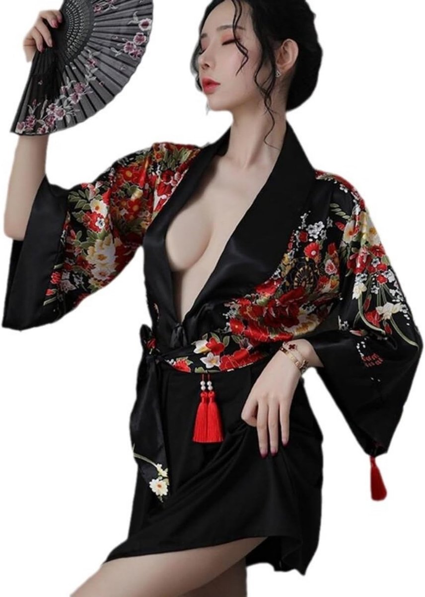 Japanse Kimono Sexy Traditionele Gewaad Lingerie Yukata Dames Kostuums Pyjama