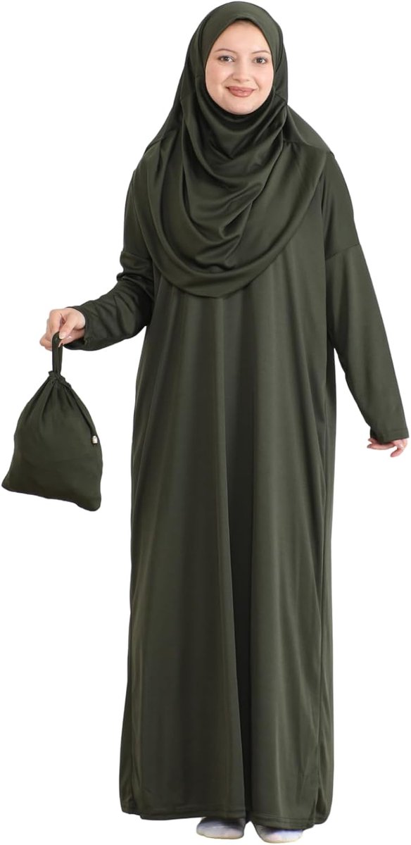 Moslimjurk voor Dames met Hijab, Abaya, Instant Gebedskleding Set, Islamitische Kleding, Dubai Kaftan, Jilbab, Burka