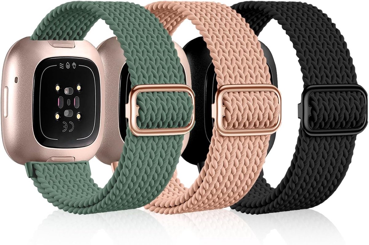 Leren Armband Compatibel Met Fitbit Versa 3/Versa 4/Fitbit