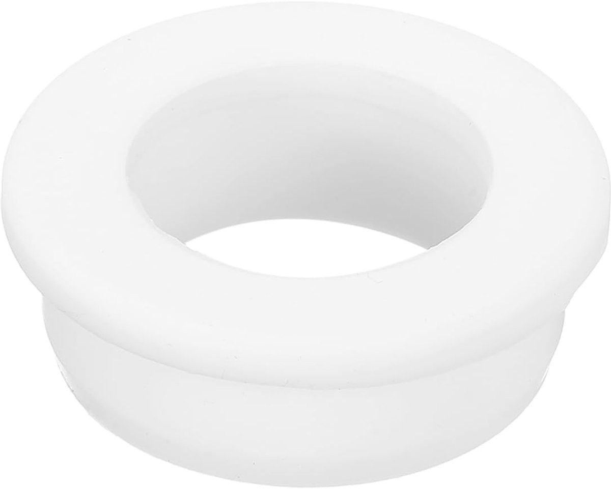 kabeldoorvoer rubber, 28mm ID 38mm boorgat rubberen dopjes siliconen topkap gatstop rubberen afdichting rubberen dop bescherming van draden en kabels voor bedrading, wit