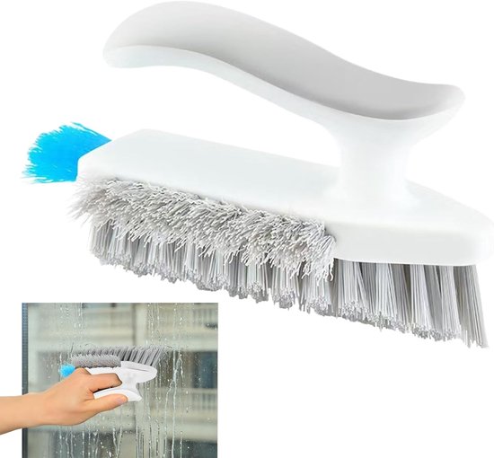 Voegenreinigingsborstel - Ergonomische borstel - Keuken en badkamer reinigen - Robuust polypropyleen materiaal - 16 x 10 x 8 cm — afbeelding 5