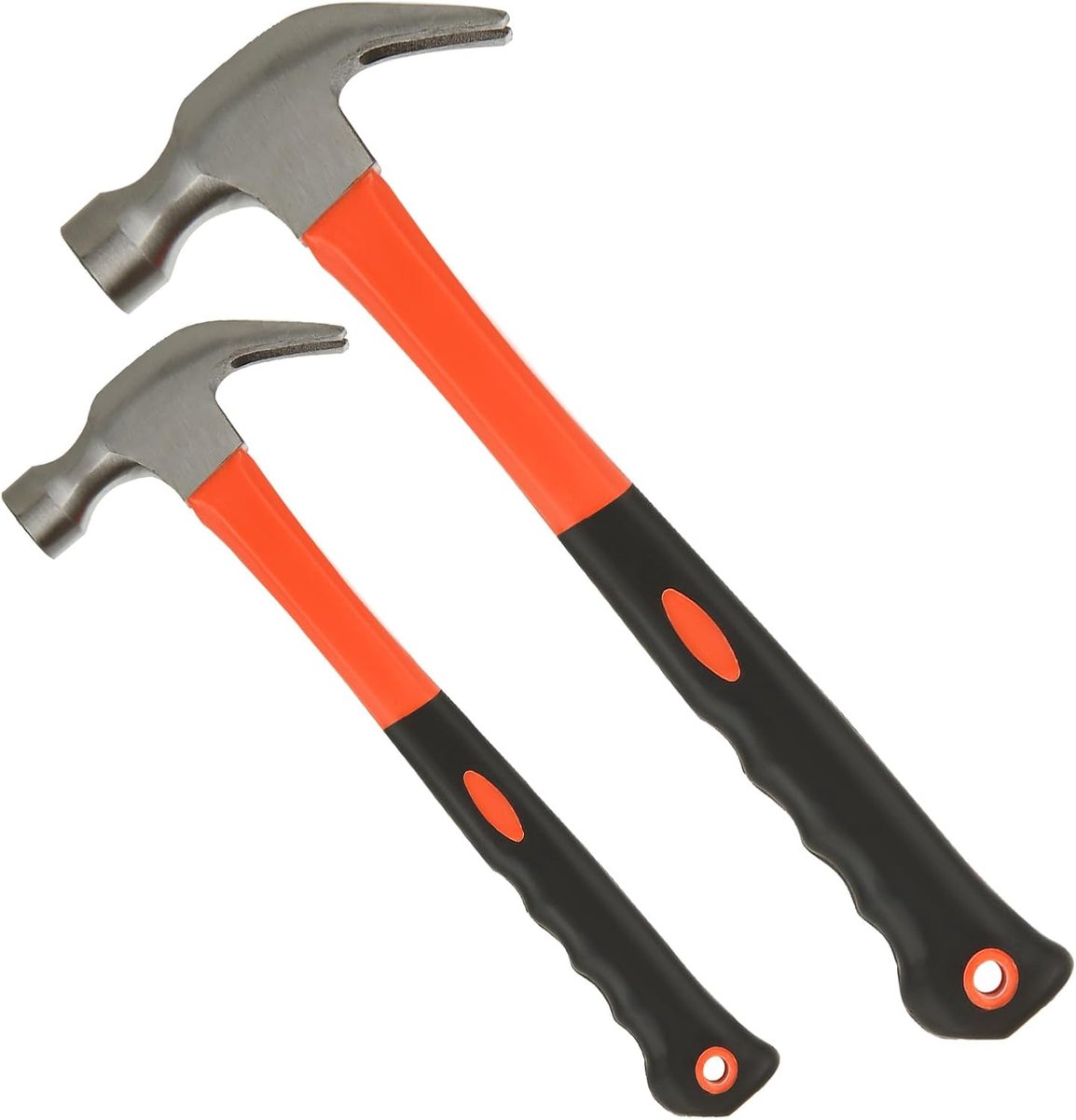 SnelShoppen - 2-delige Schapenhoorn Hamer Set - 0.25kg & 0.75kg - Stevig Gesmeed Staal - Roestvrij - Antivibratie Handvat - Ideaal voor Tuin, Klussen