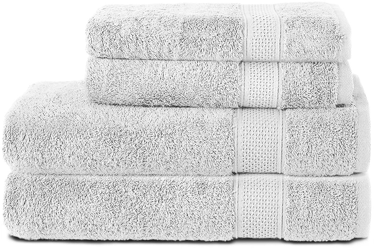 Omgoods - Comfortabele Handdoek Set van 100% Katoen, Sneldrogend en Zacht