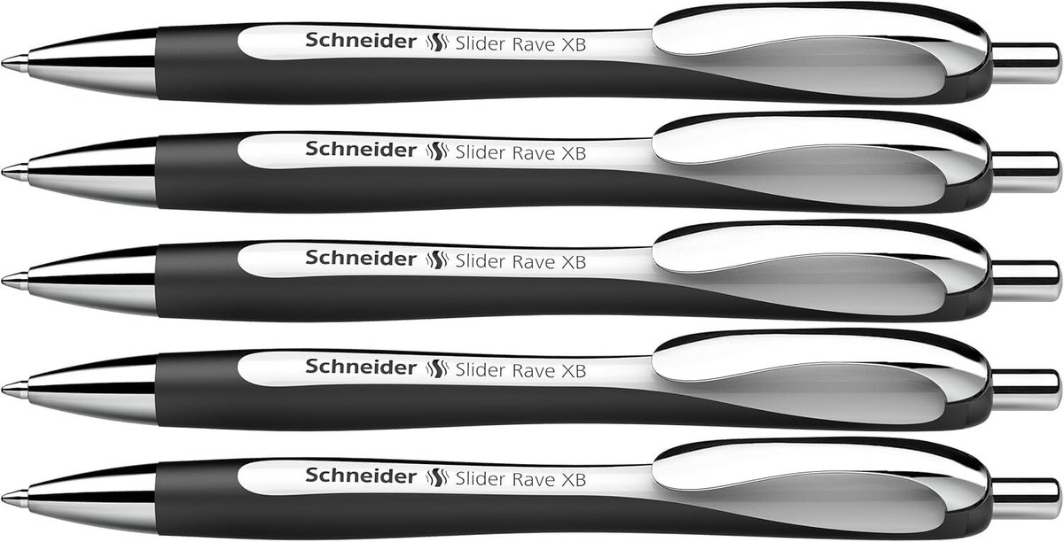 Omgoods - Gelimiteerde Speciale Editie Balpen in Wit-Zwart, 5 Stuks